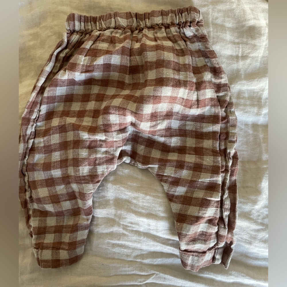 6-12 baby harem handmade beautiful linen
